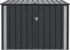 vidaXL Gartenlagerbox Schwarz 151,5 x 107 x 100 cm Stahl Produktbild-Vorschau 6