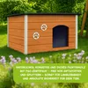 Outentin Hundehütte Outdoor Winterfest für Große Hunde – Produktbild-Vorschau 7