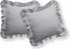 Deco4Home Bettwäsche mit Rüschen | 220x200 | Hellgrau Produktbild-Vorschau 3