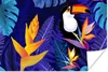 MuchoWow® Poster Dschungel - Tukan - Blumen - Pflanzen - Produktbild-Vorschau 1
