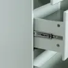 Close-up view of an open drawer with metal drawer slides. Podgląd zdjęcia produktu