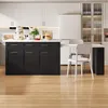 Flieks Ilot de cuisine avec table de repas extensible Voir les images du produit 2