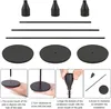 6er-Set Kerzenständer für 3/4 Zoll Dicke Kerzen,Schwarze Produktbild-Vorschau 4