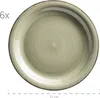A single green plate with a swirled pattern is shown from a top-down perspective against a white background. Text indicating quantity and size is present. Produktbild-Vorschau