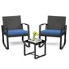 Bealife Poly Rattan Sitzgruppe 3 St, Gartenmöbel Set 2 Produktbild-Vorschau 9