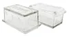 LS-LebenStil Vintage Glas Butterdose 16x10cm 2tlg. Deckel Produktbild-Vorschau 2