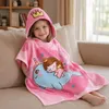 Strandtuch-Poncho für Kinder mit Kapuze - Narwal, 150 cm Produktbild-Vorschau 2