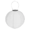 4er Set Solar LED Lampion Party Garten Laterne Weiß ø 20cm Produktbild-Vorschau 2