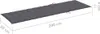 vidaXL Coussin pour bain de soleil anthracite 200x60x3 cm Voir les images du produit 12
