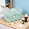 Relaxdays Medizinbox, 3 Ebenen, Pillenfach, aufklappbar, Produktbild-Vorschau 5
