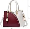 MODFU Damen Handtasche in Kontrastfarben, Schultertasche & Produktbild-Vorschau 2