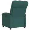 The back view of a dark green recliner chair. Podgląd zdjęcia produktu