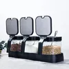 Gewürzbehälter-Set Glas 220 ml mit Deckel und Löffel, Produktbild-Vorschau 2
