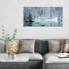 DEQORI Hybrid Leinwand Bild 100x50 cm 'Winterspiegelung' Produktbild-Vorschau 3