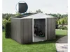 Abri de jardin métal "Dallas" - 13 m² - Taupe Voir les images du produit 5