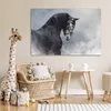 MuchoWow® Poster Pferd - Grau - Braun - Tiere - Rauch Produktbild-Vorschau 7