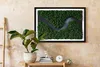 Moosbild mit Echtem Isländisch Moos - 40x60 cm - Schwarzer Produktbild-Vorschau 3