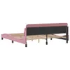 vidaXL Struttura letto con testiera "Dover" rosa 180x200 cm Anteprima dell’immagine prodotto 6