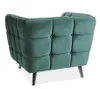 Fotel do salonu CASTELLO VELVET 1 zielony Podgląd zdjęcia produktu 7