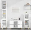 vidaXL Waschbeckenunterschrank Weiß 80x33x60 cm Produktbild-Vorschau 2