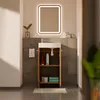 Keramikwaschbecken mit Unterschrank 40 cm stehend Eiche Produktbild-Vorschau 13