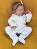 48 cm grote, handgemaakte reborn-babypop met 3D-huid Productafbeelding-voorbeeld 3