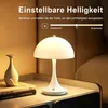Led Pilz kleine Tischlampe, Drei Farben Touch Nachtlicht, Produktbild-Vorschau 1