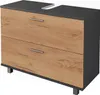 Meuble sous vasque Vicco Ilias Chêne doré/anthracite Voir les images du produit 1