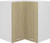 vidaXL Rohová nástěnná skříňka Sonoma dub 57x57x60 cm Náhled obrázku produktu 2