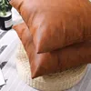 2er Set Kunstleder Zierkissenbezüge für Sofa für Produktbild-Vorschau 4