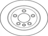 TRW Bremsscheiben (2 Stück) Hinterachse DF4487S Produktbild-Vorschau 7