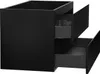 Meuble de salle de bain Angela 90cm - Noir Mat - Armoire Voir les images du produit 3
