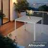 tectake® Aluminium Gartentisch Maren Oberfläche in Produktbild-Vorschau 7