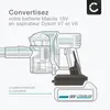 CELLONIC, Adaptateur compatible avec batteries Makita 18V Voir les images du produit 3