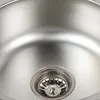 ANW HOME Kuchynský drez, okrúhly, Ø51 x 16 cm, saténový, so Náhľad obrázku produktu 8