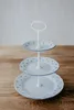 Dreiteilige Etagere, blaue Valbella, Verona, tschechisches Produktbild-Vorschau 2