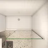 Duschspa Walk-In Dusche 50x200cm Duschwand Glanzverchromt Produktbild-Vorschau 4
