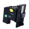 A black coin acceptor with a digital display and a slot for inserting coins, set against a white background. Podgląd zdjęcia produktu