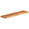 "2026 Aktion" Wandregal 80x20x2,5 cm Rechteckig Massivholz Produktbild-Vorschau 1