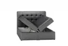 Bett mit Matratze und Lattenrost LOLA – 200x200, beige 2 + Produktbild-Vorschau 2