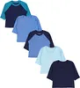 TupTam Baby Jungen Langarmshirt Gestreift 5er Set, Farbe: Produktbild-Vorschau 1
