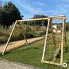 Doppelschaukel mit Kletteranbau und Schwebebalken Wickey Produktbild-Vorschau 4