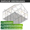 BRAST Gewächshaus Aluminium mit Fundament | 250x250x205cm | Produktbild-Vorschau 10