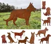 Gartenfigur Hund Schäferhund stehend 57x80cm Gartenstecker Produktbild-Vorschau 1