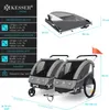 KESSER® Kinderanhänger Fahrradanhänger Sport-RX 2 in 1 Produktbild-Vorschau 7