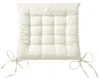 Beautissu Lot de 4 coussins de chaise 40x40 avec rubans Lea Voir les images du produit 1
