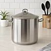 Edelstahl XXL Kochtopf mit Deckel – 30 x 30 cm – großer Produktbild-Vorschau 1