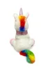Plüschtier Einhorn 21 cm Weiß mit Horn Rosa und Schweif Produktbild-Vorschau 4