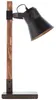 BRILLIANT Lampe Plow Tischleuchte schwarz stahl/holz | 1x Produktbild-Vorschau 1