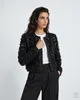 Milano Italy ROUNDNECK BOXY JACKE BLACK BLACK 40 Produktbild-Vorschau 3